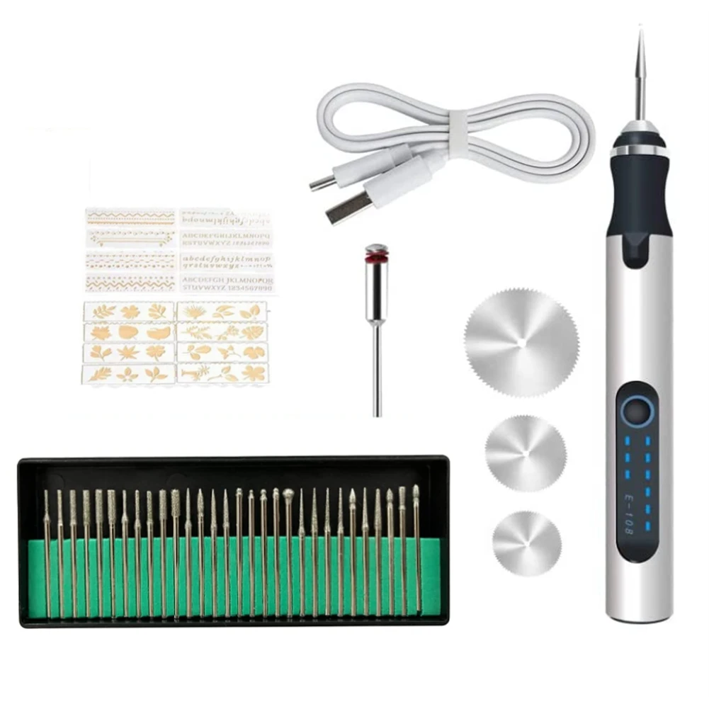 Электрическая гравировальная ручка, многофункциональный набор гравировальных инструментов, портативный беспроводной гравировальный инструмент, гравировальная ручка, серебристая
Электрическая гравировальная ручка, многофункциональный набор гравировальных инструментов, портативный беспроводной гравировальный инструмент, гравировальная ручка, серебристая