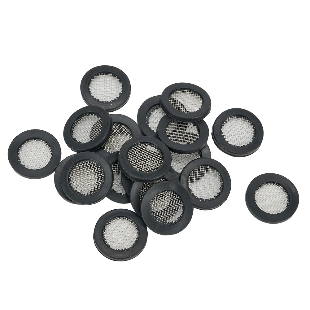 Useful Durable New Practical Rubber Washer Tool 20pcs Black Filter Net Shower Head Stainless Steel Accessories
Useful Durable New Practical Rubber Washer Tool 20pcs Black Filter Net Shower Head Stainless Steel Accessories