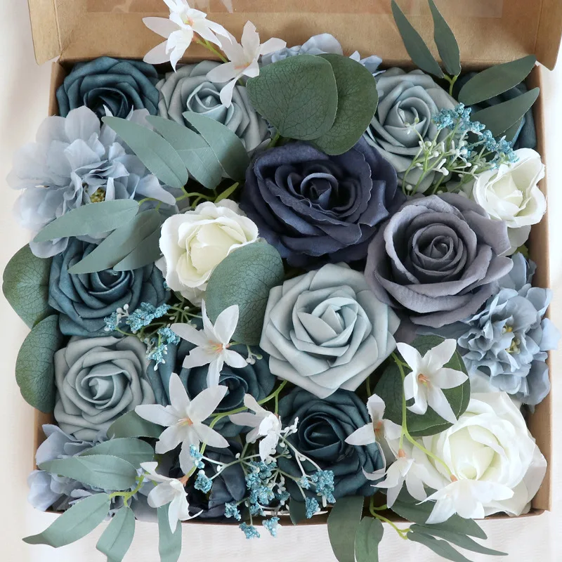 Artificial Wedding Rose Flowers Combo Box Set for DIY Bouquets Table Centerpieces Flower Arrangements Home Decor Valentines Gift
Artificial Wedding Rose Flowers Combo Box Set for DIY Bouquets Table Centerpieces Flower Arrangements Home Decor Valentines Gift