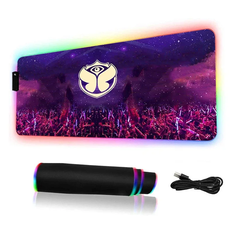 RGB Mouse Pad Music Festival TOMORROWLAND Pc Gamer Cabinet Desk Mat Xxl Keyboard Laptop Gaming Accessories Backlight Mousepad HD
RGB Mouse Pad Music Festival TOMORROWLAND Pc Gamer Cabinet Desk Mat Xxl Keyboard Laptop Gaming Accessories Backlight Mousepad HD