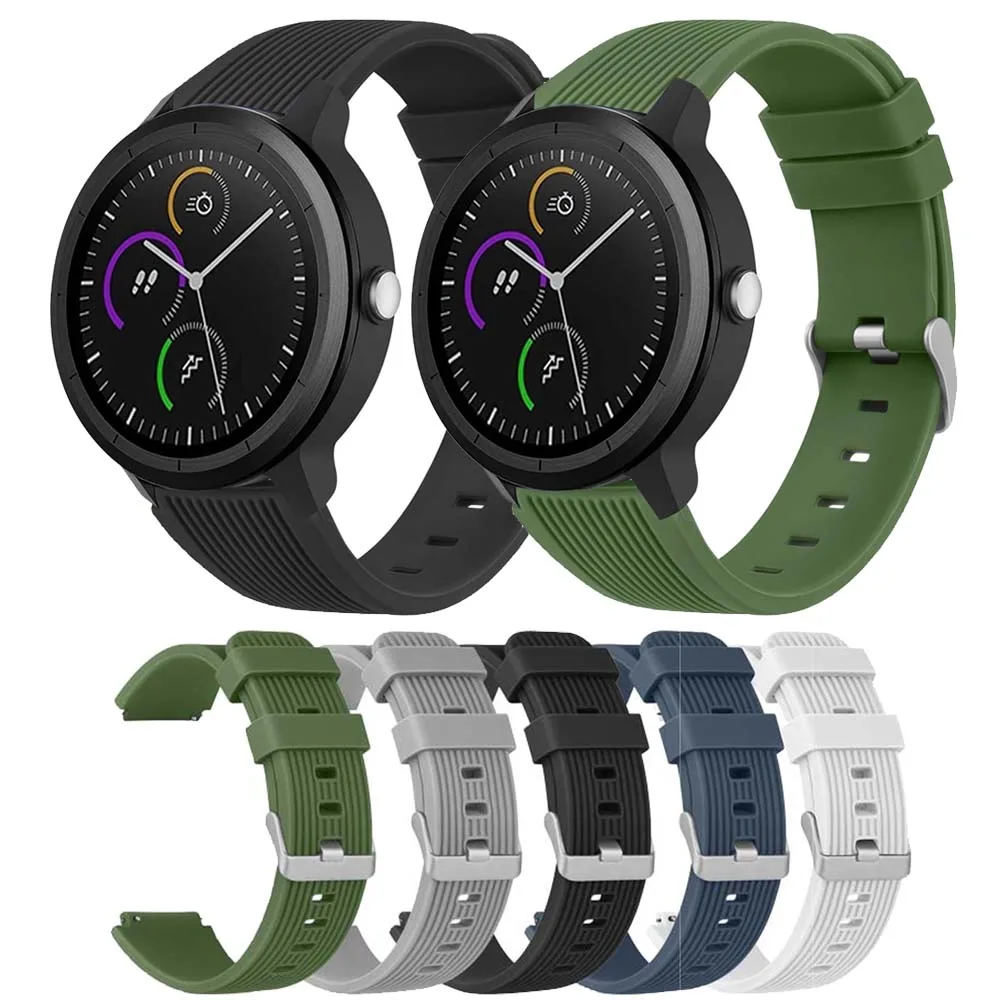Silicone Strap For Garmin Vivoactive 4/Venu 2/Fenix 6 Pro 5 Plus Band 22mm Bracelet Watchband For Forerunner 935 945 255 Bands 
Silicone Strap For Garmin Vivoactive 4/Venu 2/Fenix 6 Pro 5 Plus Band 22mm Bracelet Watchband For Forerunner 935 945 255 Bands