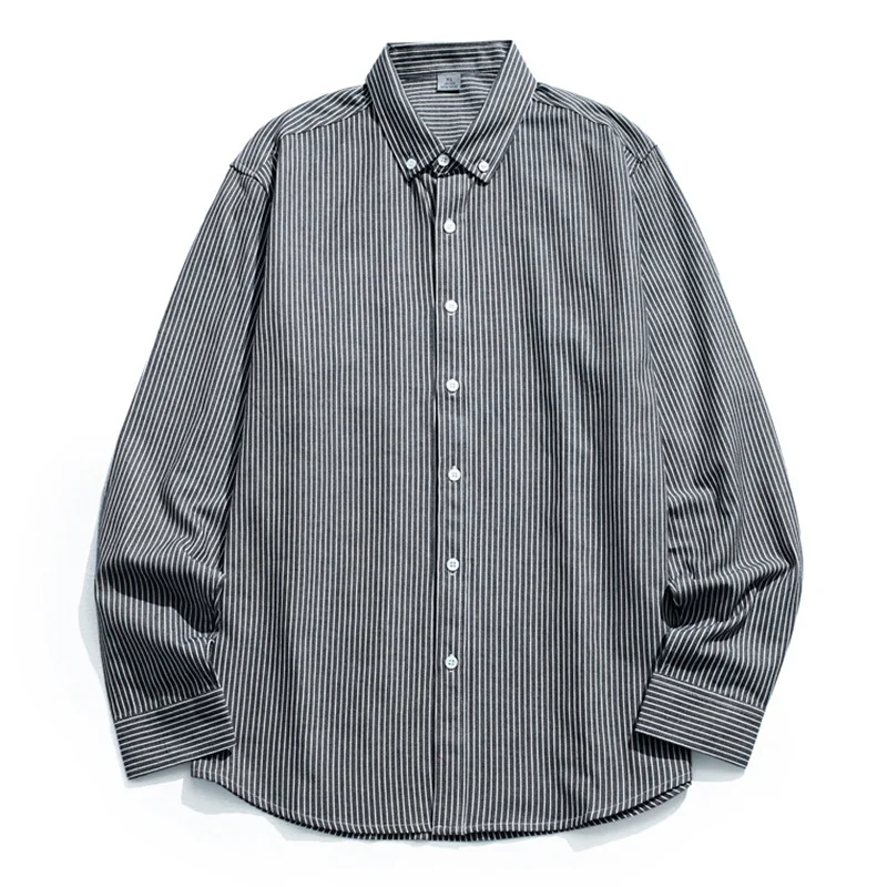 Autumn Long Sleeve Shirt Men Cotton Oxford Frosted Casual Striped Shirts Jacket Male Tops XXXL
Autumn Long Sleeve Shirt Men Cotton Oxford Frosted Casual Striped Shirts Jacket Male Tops XXXL