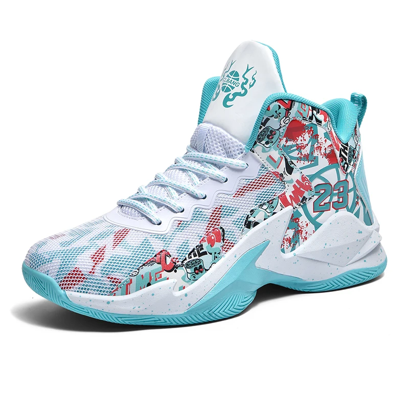 New Basketball Shoes Men Cushioning Breathable Sneakers Non-slip Men Shoes High Top Training Athletic Women Sneakers Shoes
New Basketball Shoes Men Cushioning Breathable Sneakers Non-slip Men Shoes High Top Training Athletic Women Sneakers Shoes