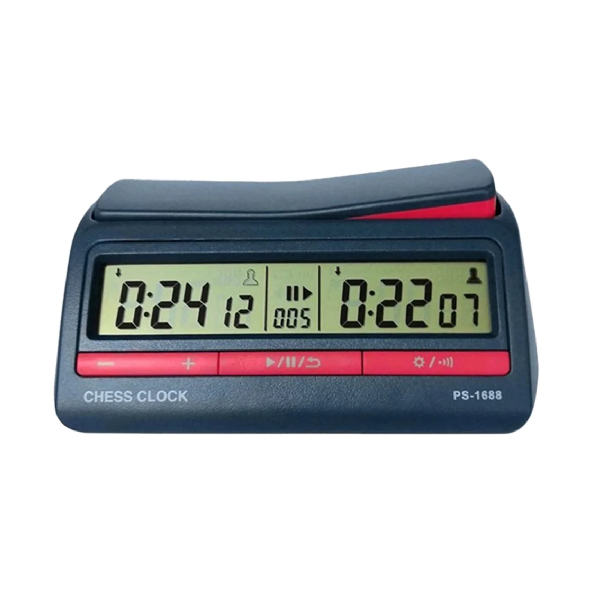 Professional Advanced Chess Digital Timer Chess Clock Count Up Down Board Game Clock PS-1688
Professional Advanced Chess Digital Timer Chess Clock Count Up Down Board Game Clock PS-1688