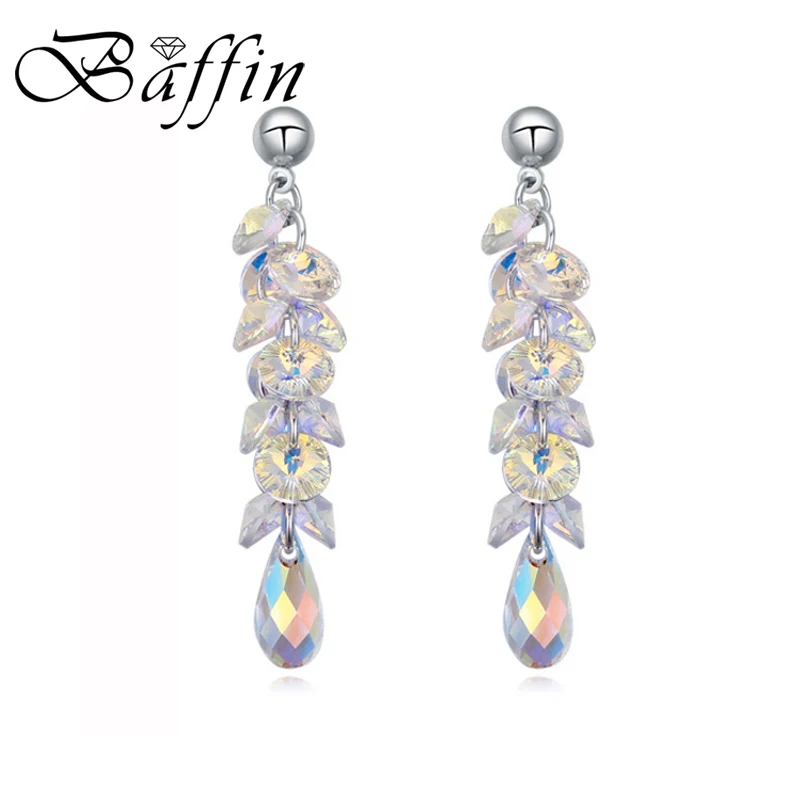 Luxury Tassel Beads Drop Earrings Long Chain Crystals From Austria Silver Color Ear decoration For Women Wedding Piercing
Luxury Tassel Beads Drop Earrings Long Chain Crystals From Austria Silver Color Ear decoration For Women Wedding Piercing