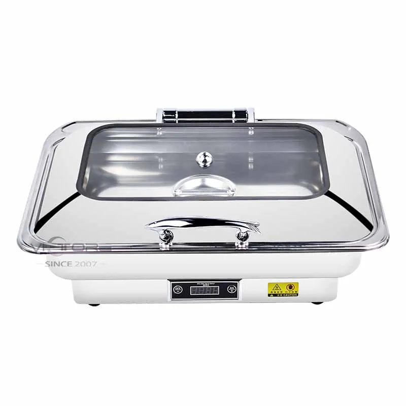 Stainless Steel Digital Electric Buffet Food Warmer Container Keeping Soup Food Warm Storage Stove machine With Visible Lid
Stainless Steel Digital Electric Buffet Food Warmer Container Keeping Soup Food Warm Storage Stove machine With Visible Lid
