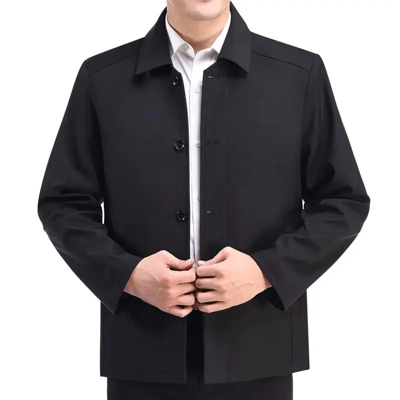 Men Jacket Spring Autumn Coat Business Outerwear Casual Loose Long Sleeve Tops High-end Brand Clothing
Men Jacket Spring Autumn Coat Business Outerwear Casual Loose Long Sleeve Tops High-end Brand Clothing