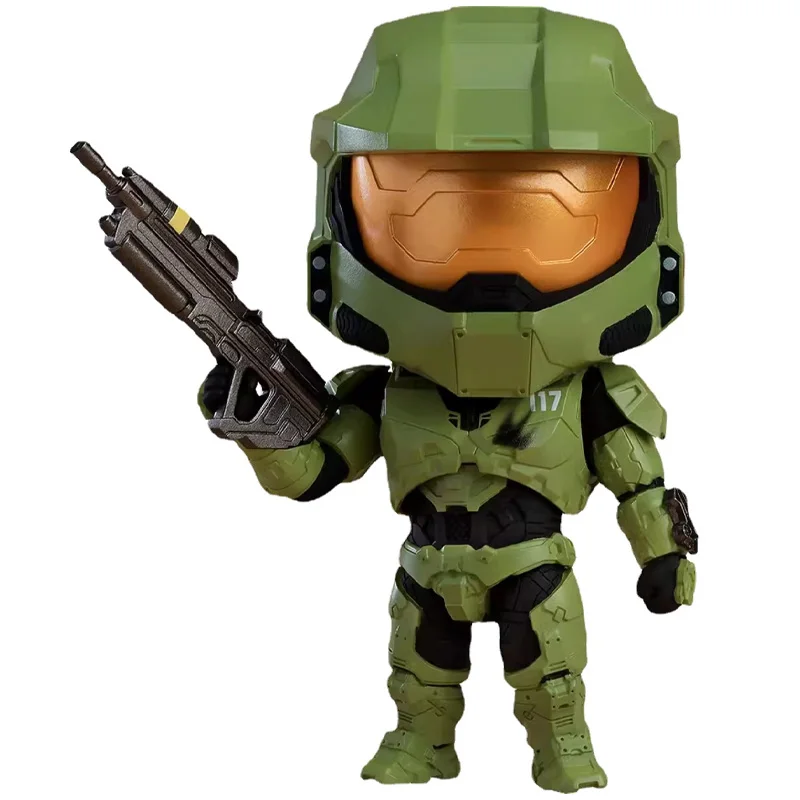 

In Stock Original Good Smile Nendoroid GSC 2177 Master Chief 10CM Anime Figure Model Collectible Action Toys Gifts