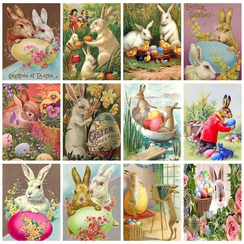 GATYZTORY Decorative Painting By Numbers Rabbit Colored Eggs Handicrafts Pictures By Numbers On Canvas Gift Easter Day For Adult
GATYZTORY Decorative Painting By Numbers Rabbit Colored Eggs Handicrafts Pictures By Numbers On Canvas Gift Easter Day For Adult