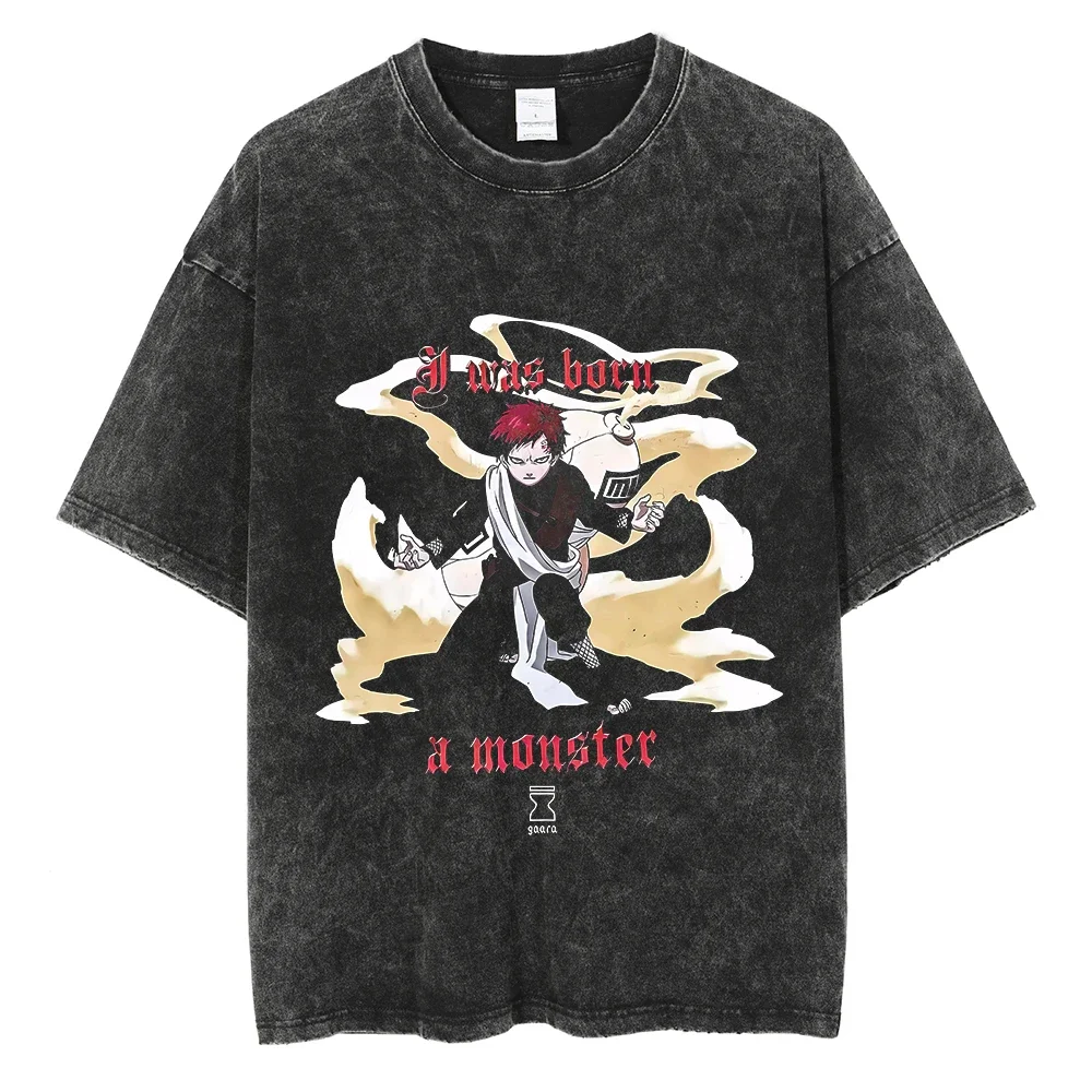 Men Washed T-Shirt Anime Naruto Graphic Tshirt Harajuku Streetwear Cotton Casual Tops Summer Short Sleeve Loose Casual Tees
Men Washed T-Shirt Anime Naruto Graphic Tshirt Harajuku Streetwear Cotton Casual Tops Summer Short Sleeve Loose Casual Tees