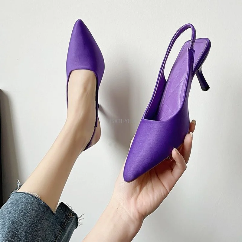 Women's Sandals Summer Ladies Shoes Party Wedding Pointed Toe Slip-on Female Sandals Elegant Luxury Woman Sandal 2022 New
Women's Sandals Summer Ladies Shoes Party Wedding Pointed Toe Slip-on Female Sandals Elegant Luxury Woman Sandal 2022 New