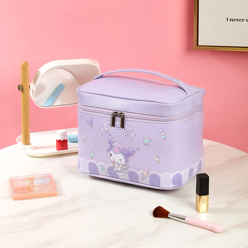 New Hello Kitty Cinnamoroll Anime Kawaii Large Capacity Pu Makeup Bag Cute Kuromi Cartoon Waterproof Toiletry Case Girls Gifts
New Hello Kitty Cinnamoroll Anime Kawaii Large Capacity Pu Makeup Bag Cute Kuromi Cartoon Waterproof Toiletry Case Girls Gifts