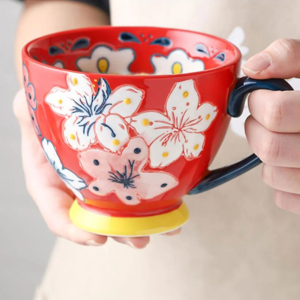Oatmeal Cup Embossed Mug Travel Espresso Coffee Cups Bone China Ceramics Large Cereal
Oatmeal Cup Embossed Mug Travel Espresso Coffee Cups Bone China Ceramics Large Cereal