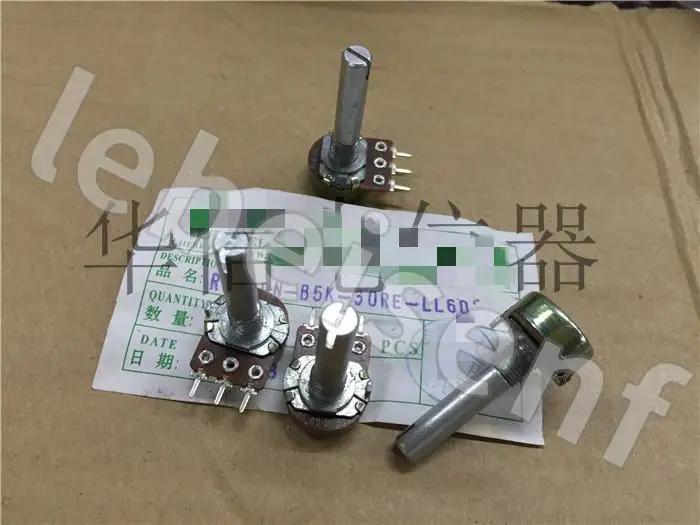 

3pcs for CF R1610N-B5K-30RF B5K single joint potentiometer / 60 degrees recessed handle length 30MMF