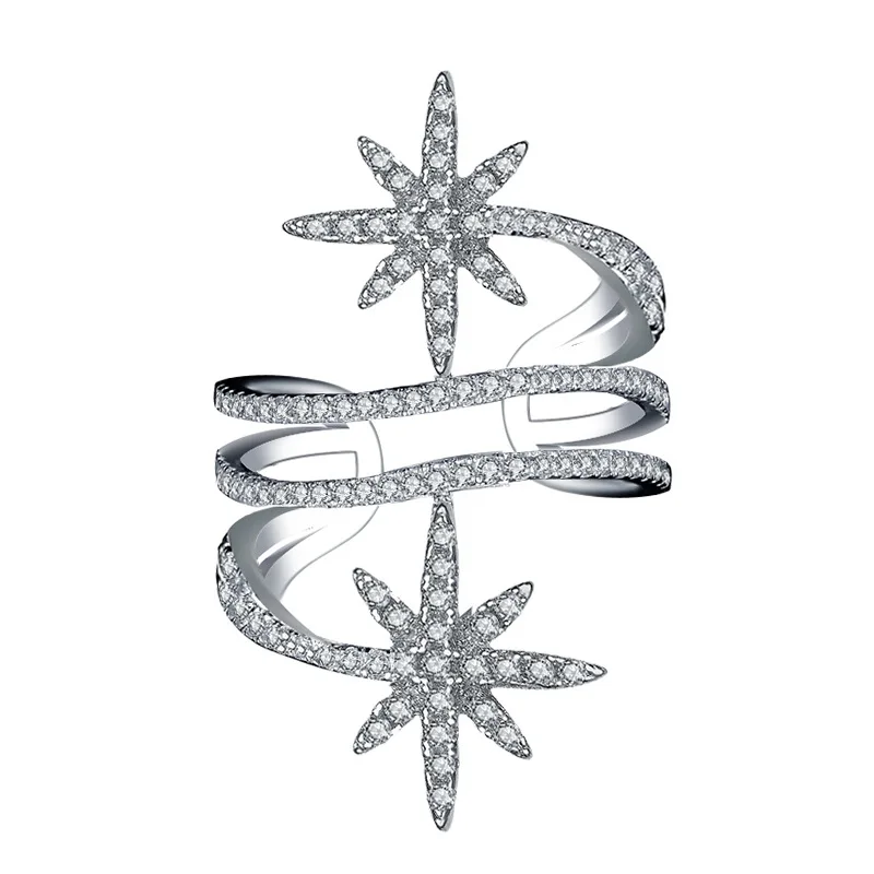 Fashion Fashion Big Brand CZ Pave Adjustable Rings For Women Jewelry White Gold Color Finger Ring Anillos Mujer Party Ring R-218
Fashion Fashion Big Brand CZ Pave Adjustable Rings For Women Jewelry White Gold Color Finger Ring Anillos Mujer Party Ring R-218