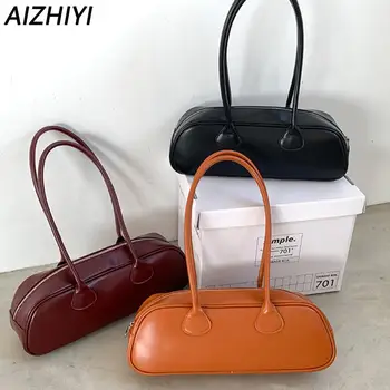 럭셔리 PU 가죽 핸드백 여성용 브랜드 디자인 토트백, 하이 퀄리티 클러치 스퀘어백, 숙녀 볼링백, 패션 숄더백 상품 이미지