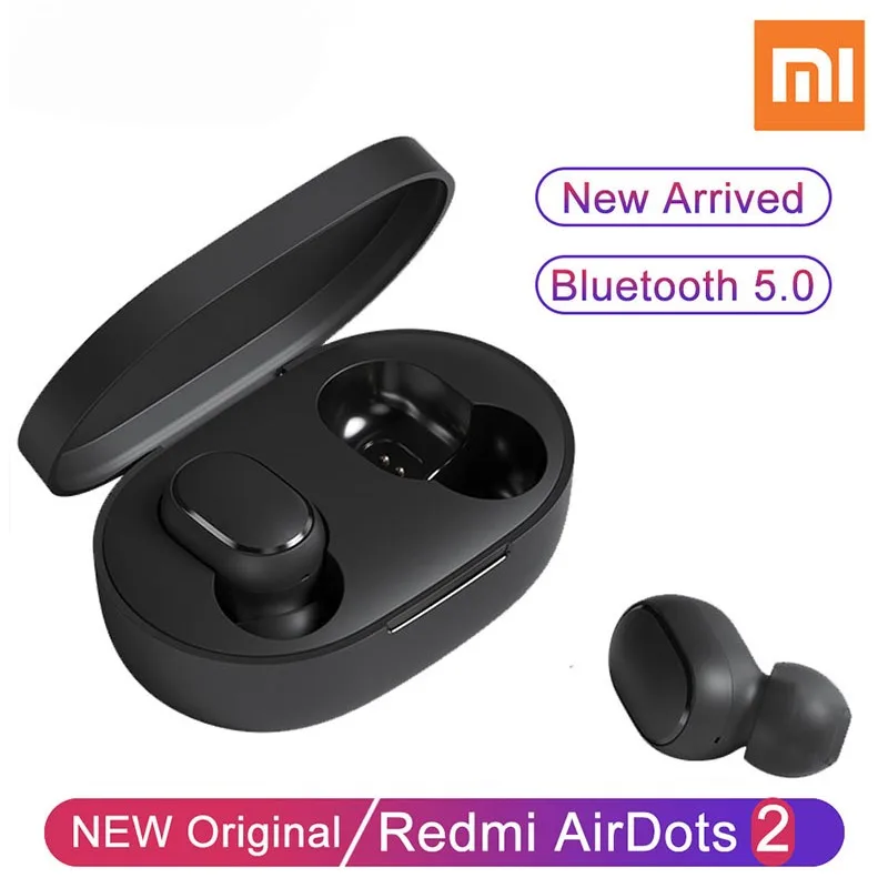 100% оригинальные Xiaomi Redmi AirDots 2 беспроводные наушники Bluetooth 5 0 гарнитура Mi Ture