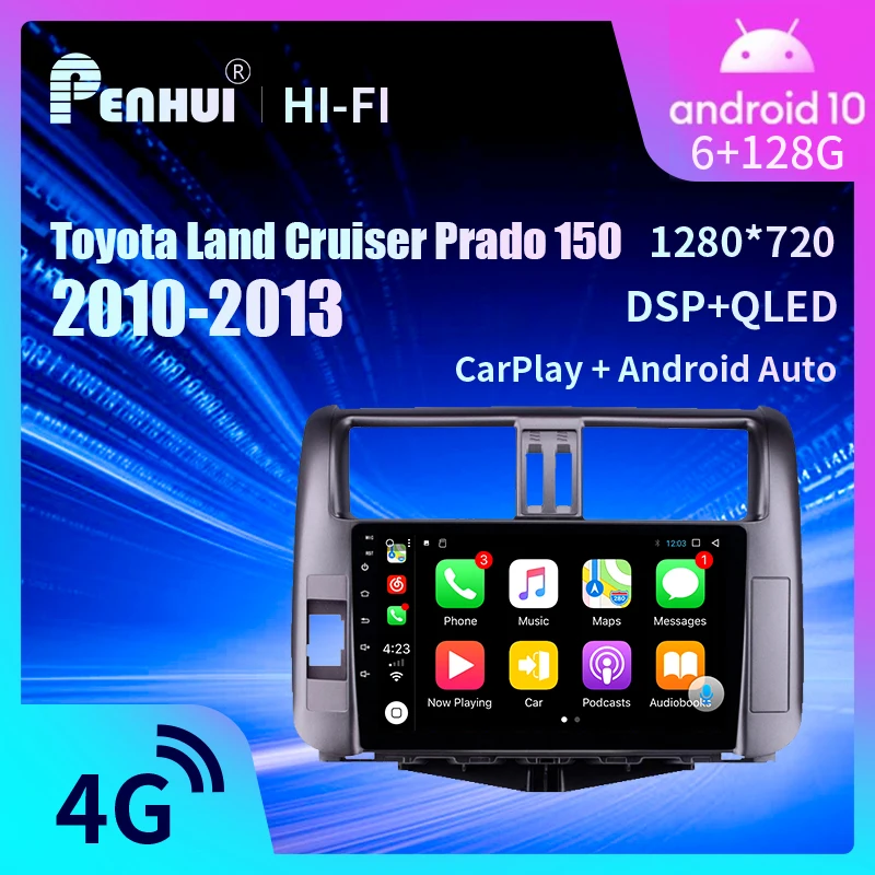 Car DVD For Toyota Land Cruiser Prado 150 2010-2013 Car Radio Multimedia Video Player Navigation GPS Android 10.0
Car DVD For Toyota Land Cruiser Prado 150 2010-2013 Car Radio Multimedia Video Player Navigation GPS Android 10.0