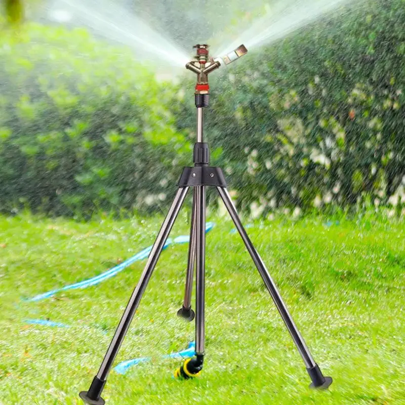 Lawn Sprinkler Tripod Sprinkler Rotatable Automatic Rotating Sprayer Telescopic Support Garden Lawn Patio Watering Sprinkler
Lawn Sprinkler Tripod Sprinkler Rotatable Automatic Rotating Sprayer Telescopic Support Garden Lawn Patio Watering Sprinkler