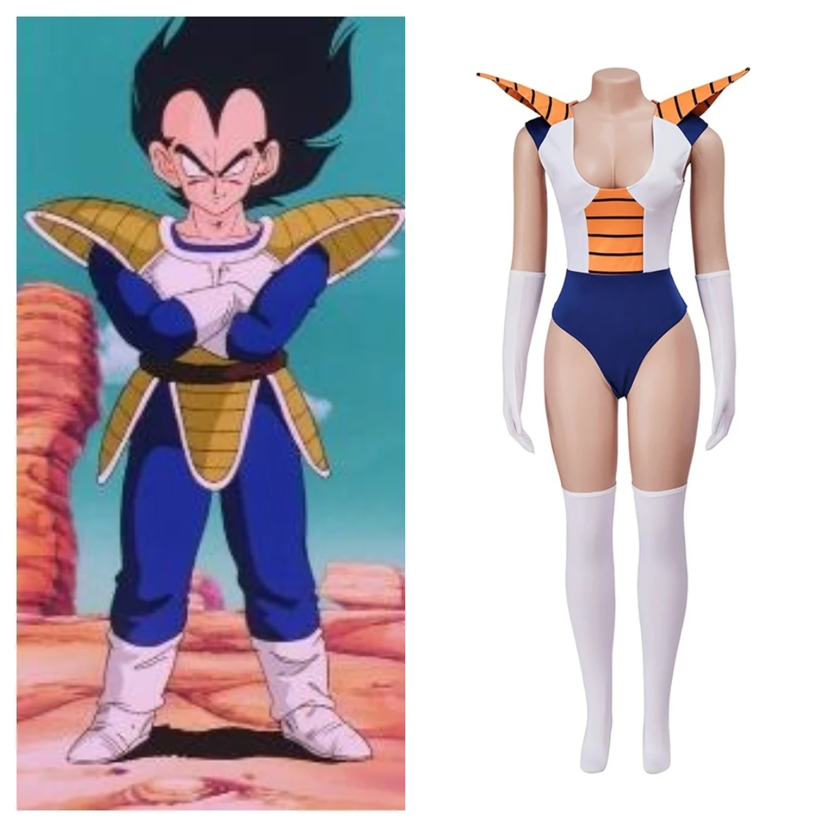Anime Character Vegeta Cosplay Costume Women's Sexy Jumpsuit with Stocks Halloween Carnival Role Play Bodysuit Accessorry
Anime Character Vegeta Cosplay Costume Women's Sexy Jumpsuit with Stocks Halloween Carnival Role Play Bodysuit Accessorry