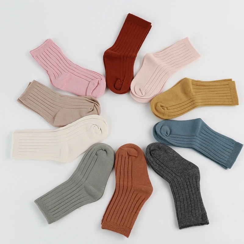 Baby Socks Spring and Autumn Warm Socks Solid Color Combed Cotton Breathable Mid-tube Socks Boys and Girls Clothes Toddler Socks
Baby Socks Spring and Autumn Warm Socks Solid Color Combed Cotton Breathable Mid-tube Socks Boys and Girls Clothes Toddler Socks