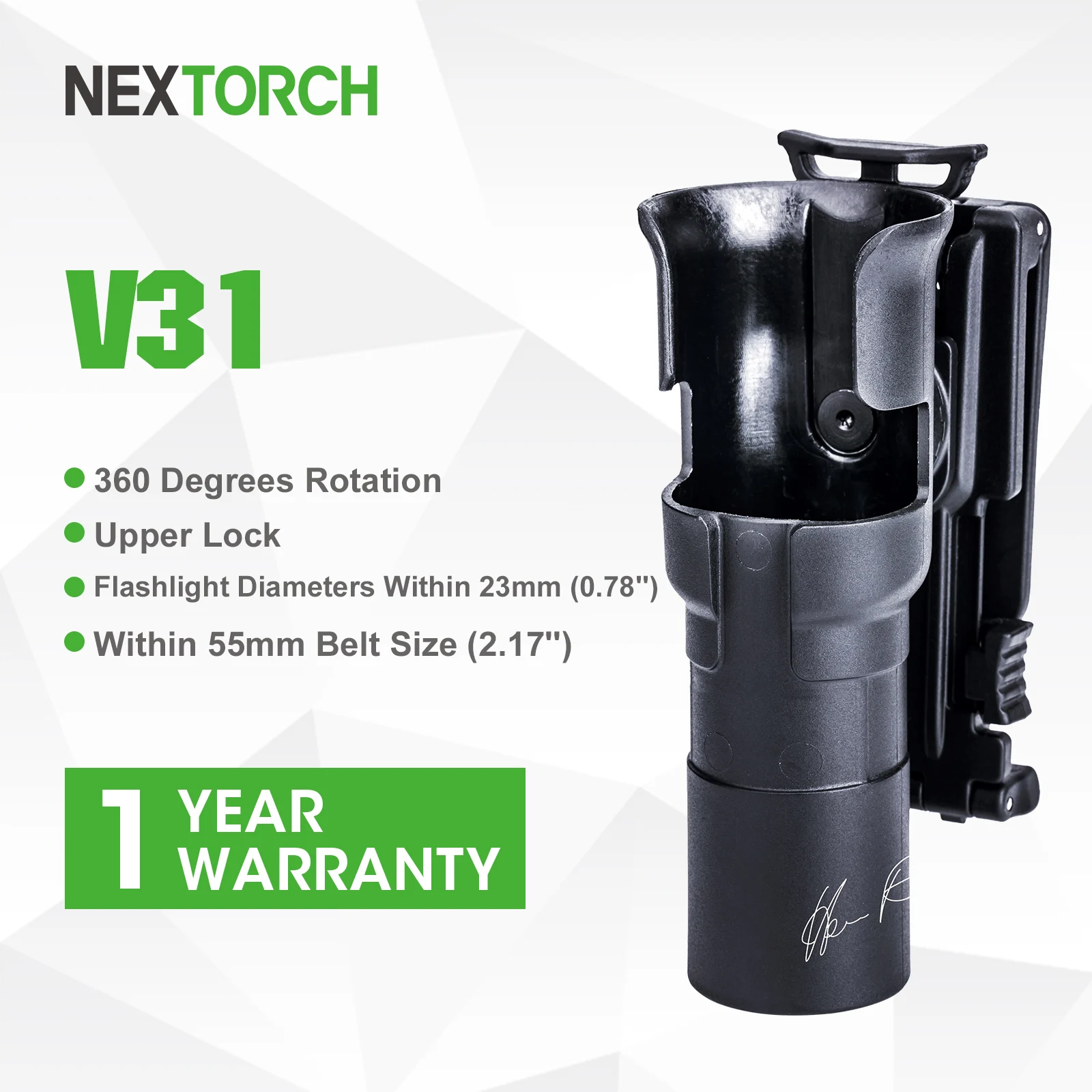 

Nextorch Flashlight Holster Holder for TA30/ TA01/ TA20+FR-1, V31