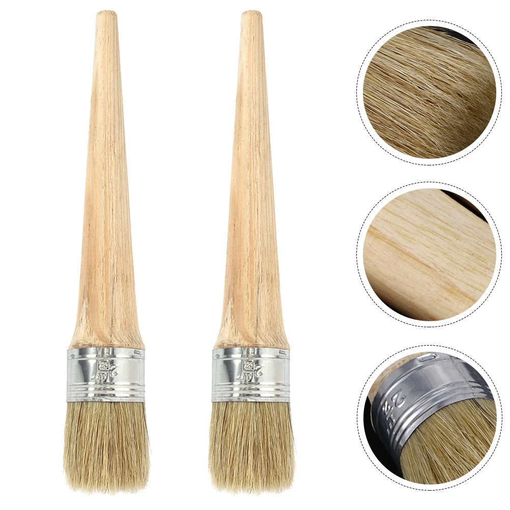 2 Pcs Round Head Paint Brush Paintbrushes Blackboard Chalk Bristles Professional
2 Pcs Round Head Paint Brush Paintbrushes Blackboard Chalk Bristles Professional