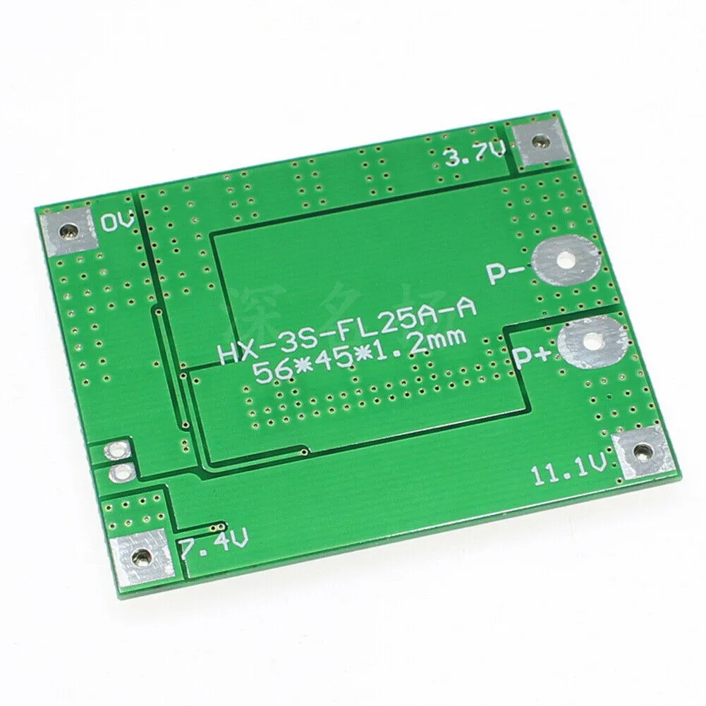 Protection Board 3S 12V Lithium Battery Protection Board with Short Circuit Protection and Quiescent Current Less Than 30uA
Protection Board 3S 12V Lithium Battery Protection Board with Short Circuit Protection and Quiescent Current Less Than 30uA