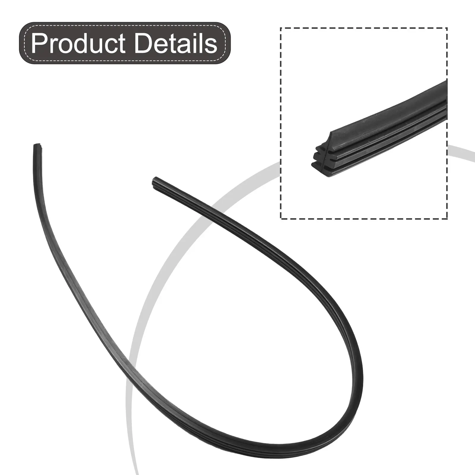 Universal Wiper Blade Refill Strip Vehicle 28\" 700mm/28\" Cut Size Rubber Rubber & Silicone High Quality Brand New
Universal Wiper Blade Refill Strip Vehicle 28\" 700mm/28\" Cut Size Rubber Rubber & Silicone High Quality Brand New