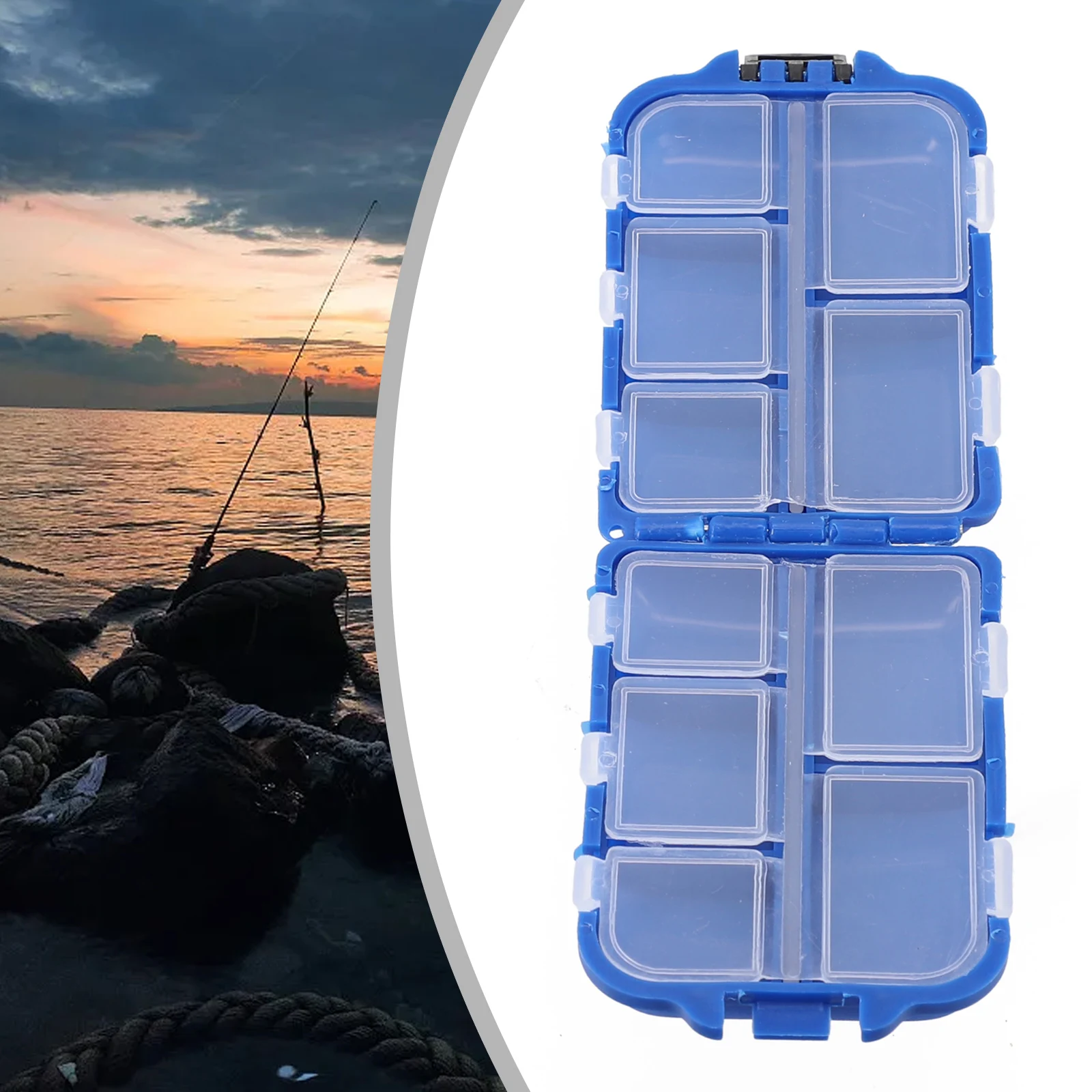 1pc Lure Box Compact And Lightweight Design Keep Your Fishing Tackle Organized Lures For Fishing Accessories Blue/black/green
1pc Lure Box Compact And Lightweight Design Keep Your Fishing Tackle Organized Lures For Fishing Accessories Blue/black/green