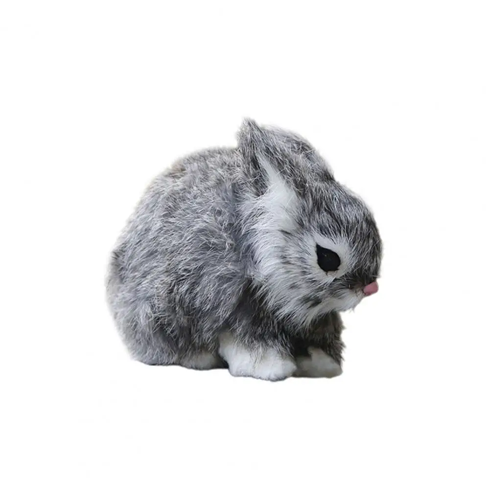 Bunny Figurine 3D Eyes Faux Rabbit Fur Cute Animal Craft Solid Model Ornament Miniature Simulation Easter Bunny Model Decoration
Bunny Figurine 3D Eyes Faux Rabbit Fur Cute Animal Craft Solid Model Ornament Miniature Simulation Easter Bunny Model Decoration