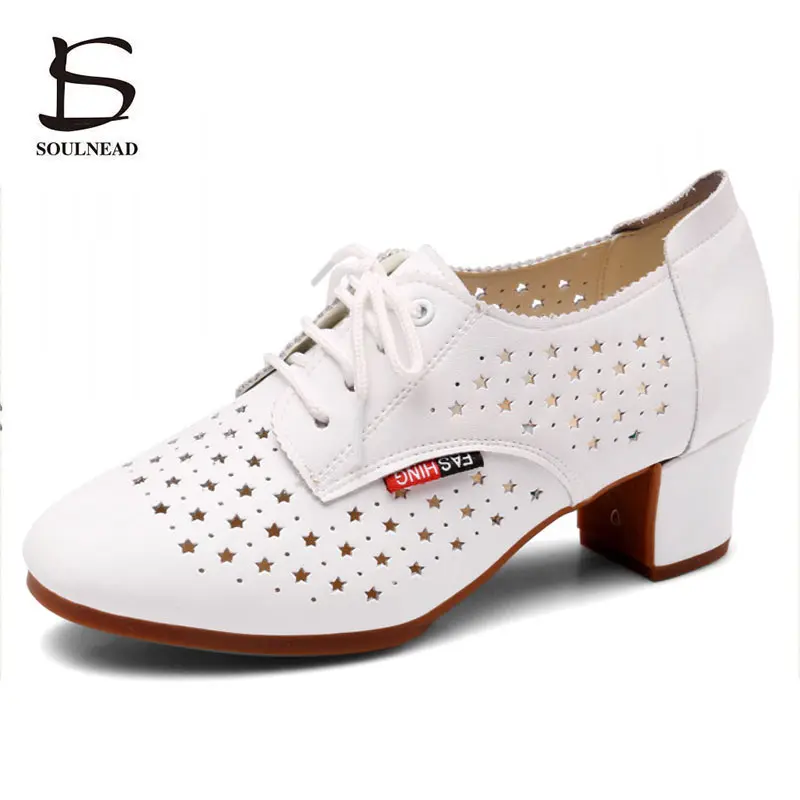 Women Latin Jazz Dance Shoes Salsa Shoes Modern Leather Cut-Outs Ballroom Dancing Shoes 3cm 5cm Heels Ladies Dance Sneakers
Women Latin Jazz Dance Shoes Salsa Shoes Modern Leather Cut-Outs Ballroom Dancing Shoes 3cm 5cm Heels Ladies Dance Sneakers