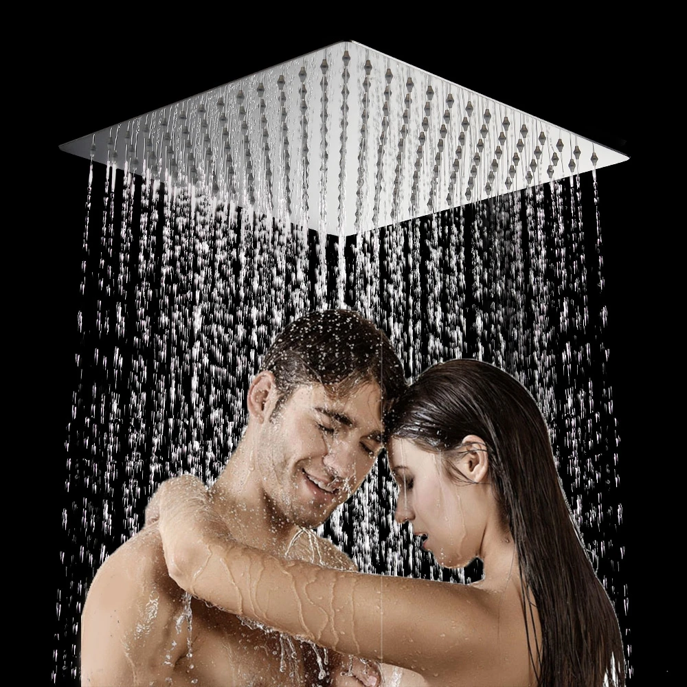 40cm * 40cm Square Shower Head 16 Inch Rainfall Shower Head Stainless Steel Bathroom Shower Head
40cm * 40cm Square Shower Head 16 Inch Rainfall Shower Head Stainless Steel Bathroom Shower Head