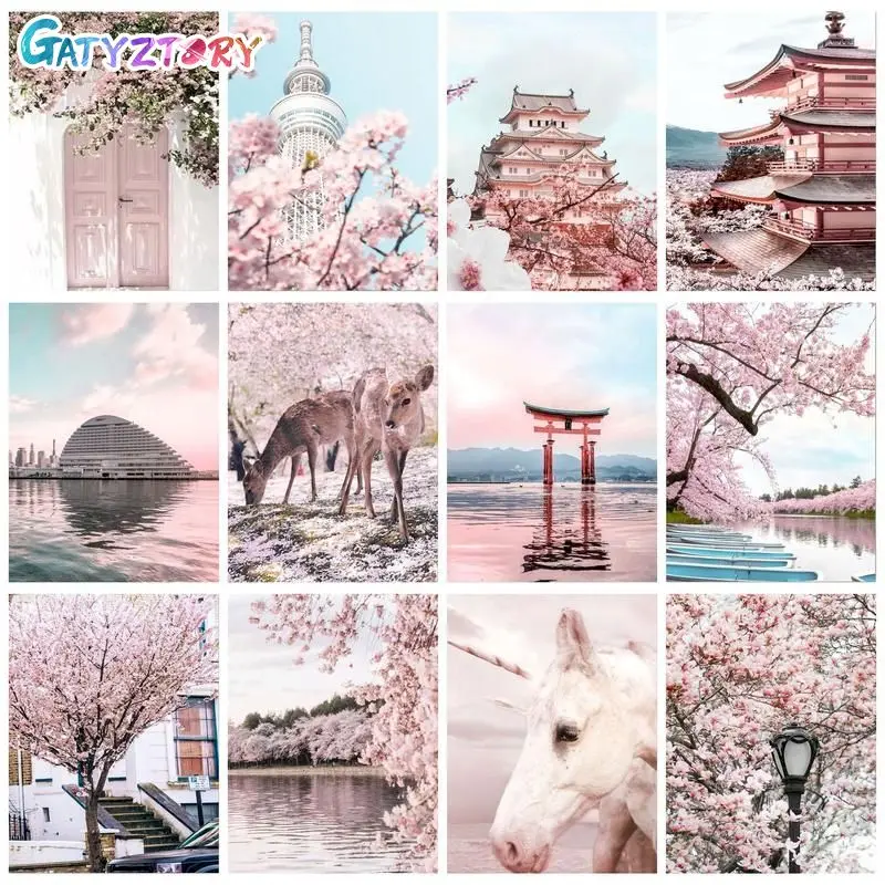 GATYZTORY Painting By Number Oil Picture On Canvas DIY Kits Acrylic Paint Pink Landscape Drawing Coloring By Number Home Decor
GATYZTORY Painting By Number Oil Picture On Canvas DIY Kits Acrylic Paint Pink Landscape Drawing Coloring By Number Home Decor