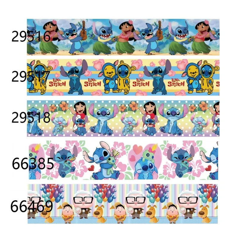 5Yards Disney Lilo & Stitch UP Ribbons Cartoon Grosgrain Ribbon for Hairbows DIY Sewing Accessories
5Yards Disney Lilo & Stitch UP Ribbons Cartoon Grosgrain Ribbon for Hairbows DIY Sewing Accessories