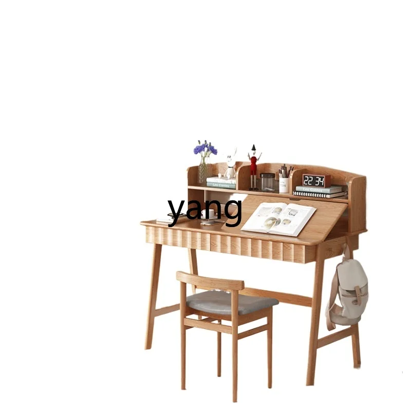 L'm'm Solid Wood Computer Desk Office Home Desk Bookshelf Integrated Student Writing Desk
L'm'm Solid Wood Computer Desk Office Home Desk Bookshelf Integrated Student Writing Desk