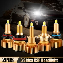 Car LED Headlamps H1 H7 H11 9005 9006 Bulb 6-sided 360-Degree Headlight 6000K White IP68 Waterproof Car Headlight Accessories
Car LED Headlamps H1 H7 H11 9005 9006 Bulb 6-sided 360-Degree Headlight 6000K White IP68 Waterproof Car Headlight Accessories