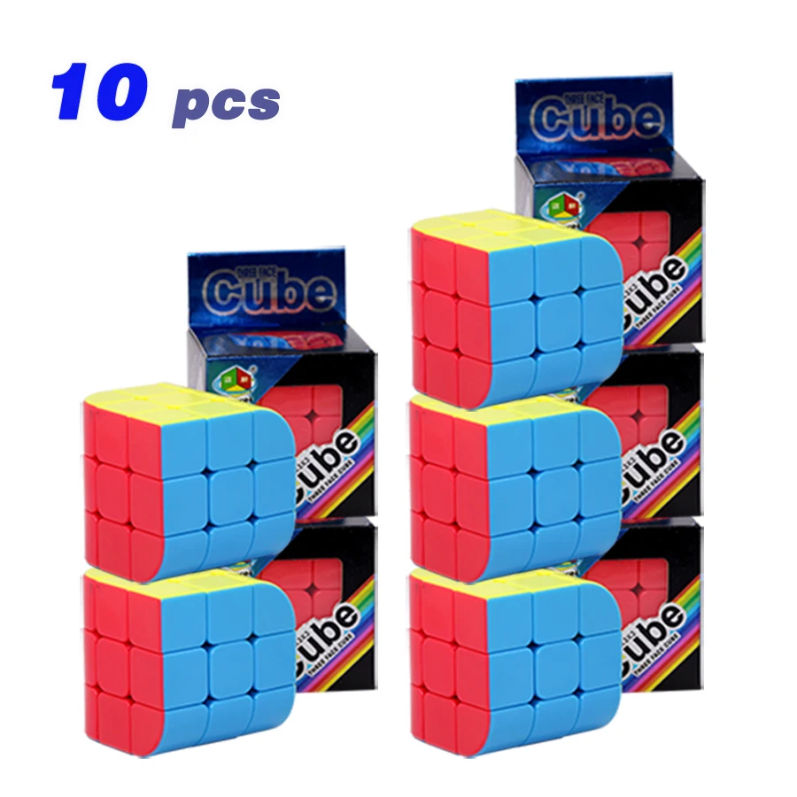 

FanXin Wholesale Magic Cube Skew Twist Cubes 3 faces Trihedron 3x3 Puzzle Logic Toys Professional Cubo Magicos Brain Teaser Game