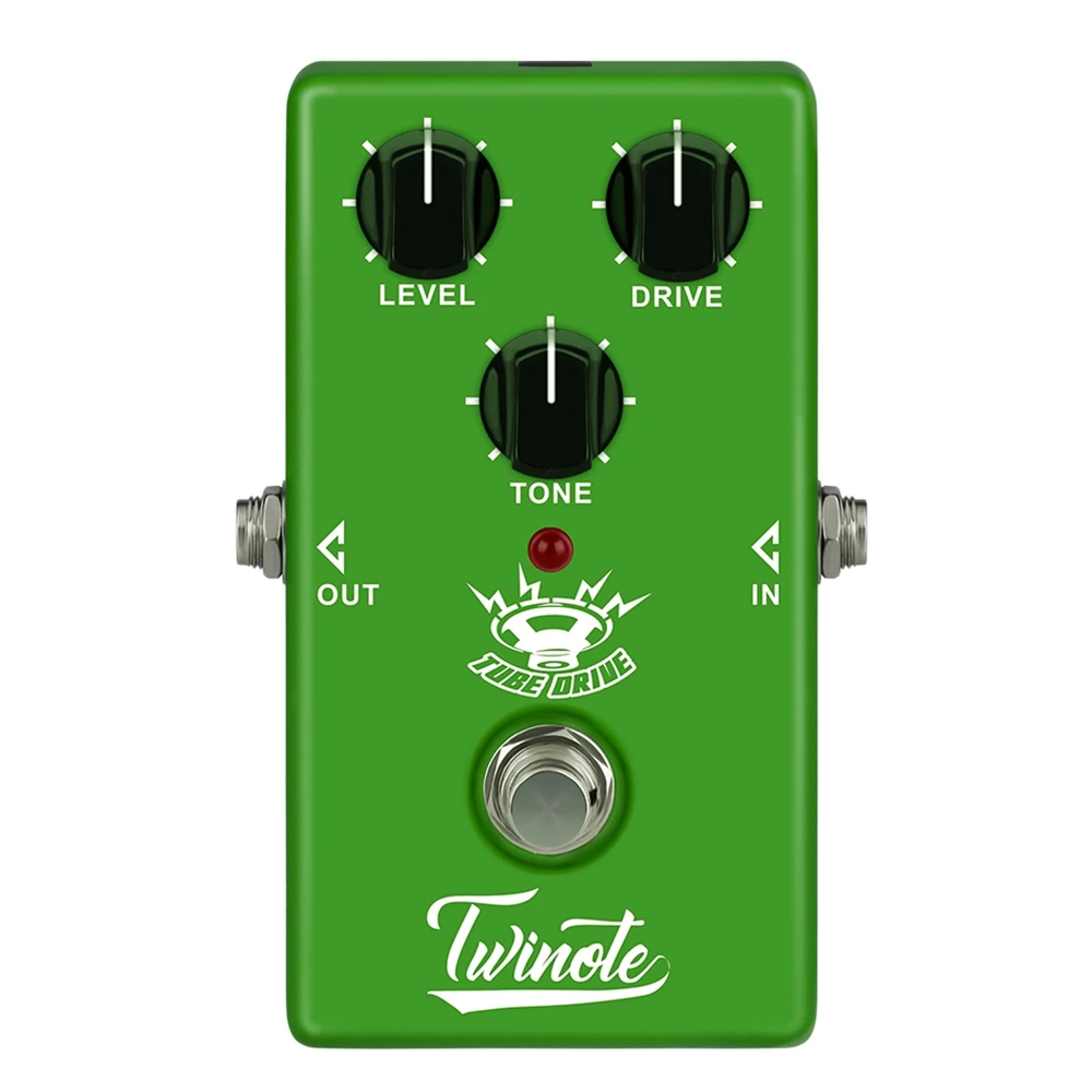 

Twinote Overdrive педаль для создания эффектов для реального тела, теплая природная трубка Overdrive, звуковые аксессуары для электрогитары