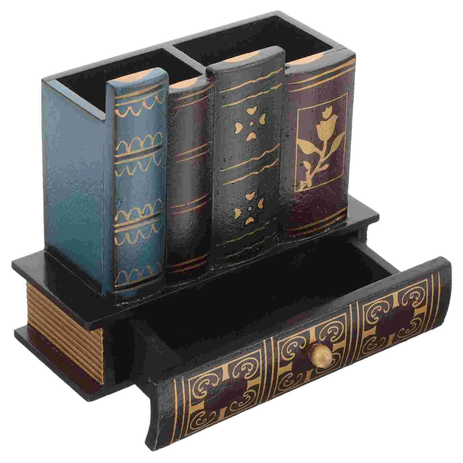 Деревянный горшок для ручек в стиле ретро, настольный держатель для хранения, винтажный многофункциональный контейнер для хранения, Настольный органайзер для кистей для макияжа
Деревянный горшок для ручек в стиле ретро, настольный держатель для хранения, винтажный многофункциональный контейнер для хранения, Настольный органайзер для кистей для макияжа