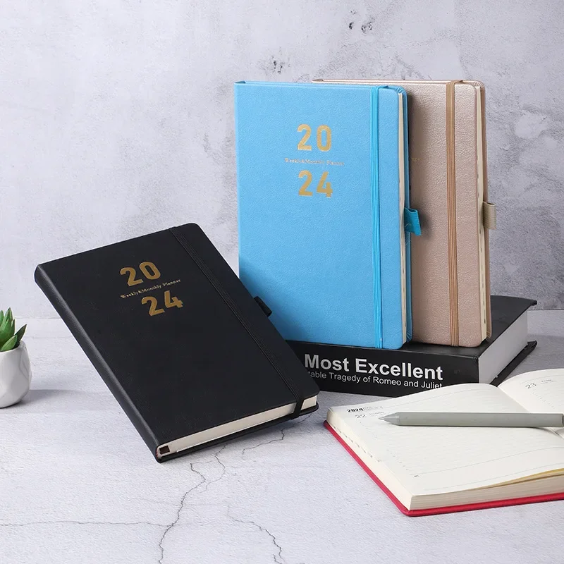 2024 English Schedule Book PU Leather Face A5 Business Office Daily Plan Annual Calendar Today Plan Efficiency Manual
2024 English Schedule Book PU Leather Face A5 Business Office Daily Plan Annual Calendar Today Plan Efficiency Manual