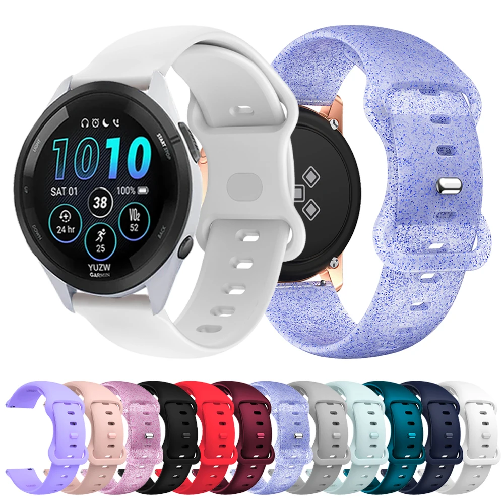 Sports Soft Silicone Strap For Garmin Forerunner 265 255 245 Music Vivoactive 4/Venu 2 Band Rubber 20 22mm Correa Belt Wristband
Sports Soft Silicone Strap For Garmin Forerunner 265 255 245 Music Vivoactive 4/Venu 2 Band Rubber 20 22mm Correa Belt Wristband