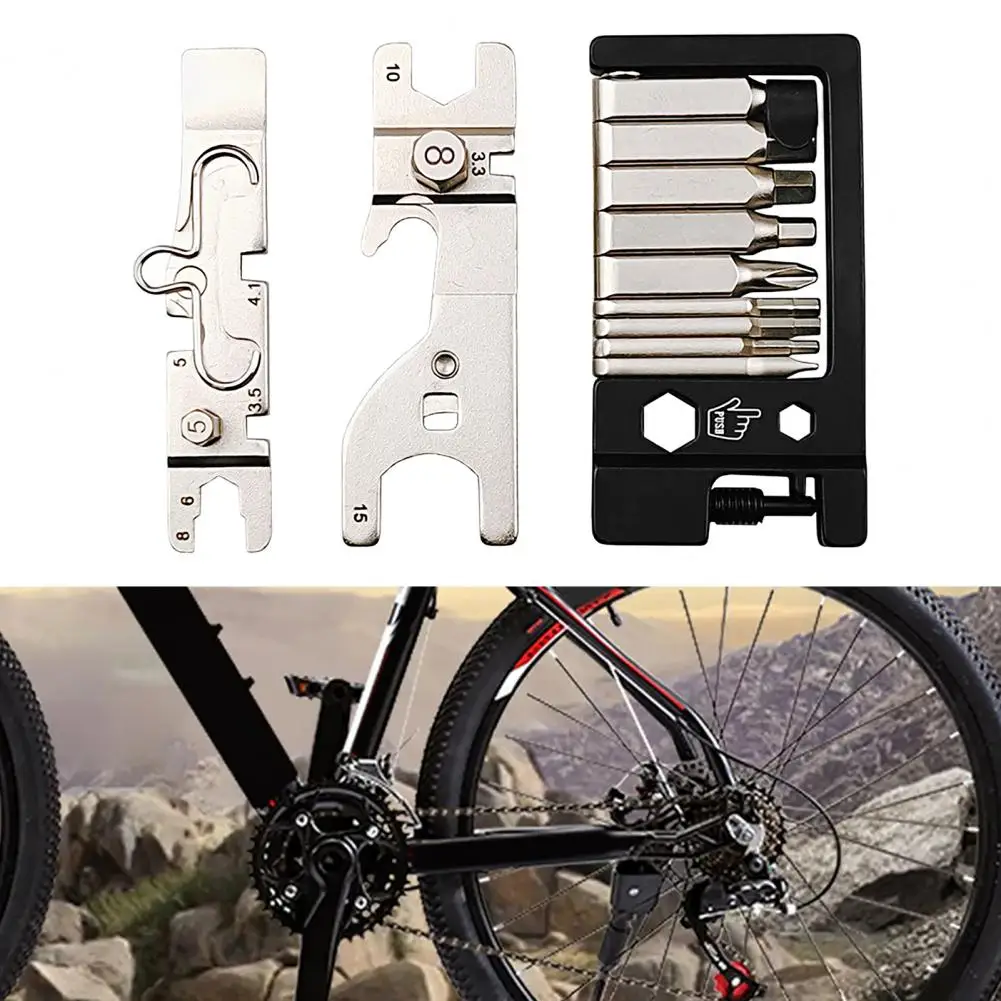 1 Набор многофункциональный инструмент для велосипеда практичный спицевой ключ Отвертка компактный многофункциональный инструмент для ремонта велосипедный аксессуар
1 Набор многофункциональный инструмент для велосипеда практичный спицевой ключ Отвертка компактный многофункциональный инструмент для ремонта велосипедный аксессуар