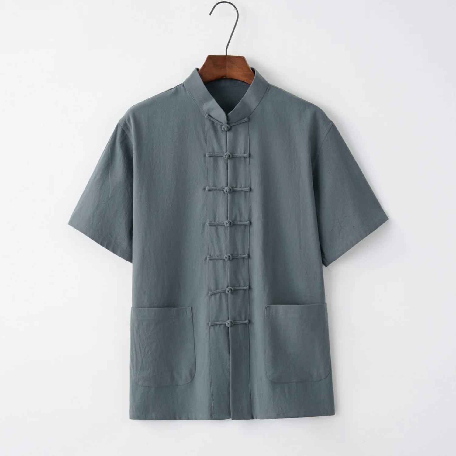 Yourqipao Summer 2023 Tang Suit Cotton Linen Retro Buckle Thin Casual Short-sleeved Tops Traditional Chinese Style Hanfu for Men
Yourqipao Summer 2023 Tang Suit Cotton Linen Retro Buckle Thin Casual Short-sleeved Tops Traditional Chinese Style Hanfu for Men
