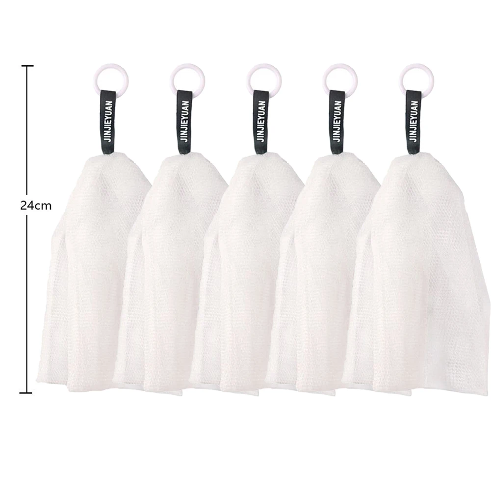 Hangable Soft to Skin 5pc Set Soap Saver Bag Convenient for Travelling Turns Soap into Rich Foam Preserves Soap Life
Hangable Soft to Skin 5pc Set Soap Saver Bag Convenient for Travelling Turns Soap into Rich Foam Preserves Soap Life