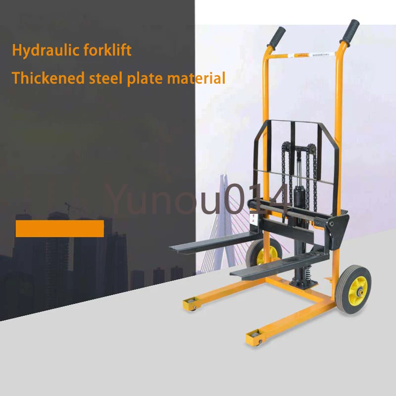Small Hydraulic Manual Forklift Miniature Manual Stacker Lightweight Household Loading and Unloading Truck Lifting Truck 200kg
Small Hydraulic Manual Forklift Miniature Manual Stacker Lightweight Household Loading and Unloading Truck Lifting Truck 200kg