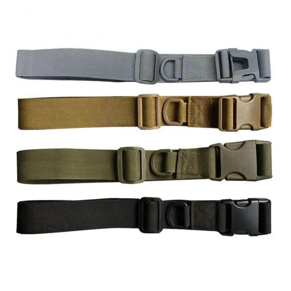 

Quick Release Army Waistband Strap Multiple Pockets Army Style Men Adjustable Belt Adjustable Buckle Nylon Fixed Belt Strap