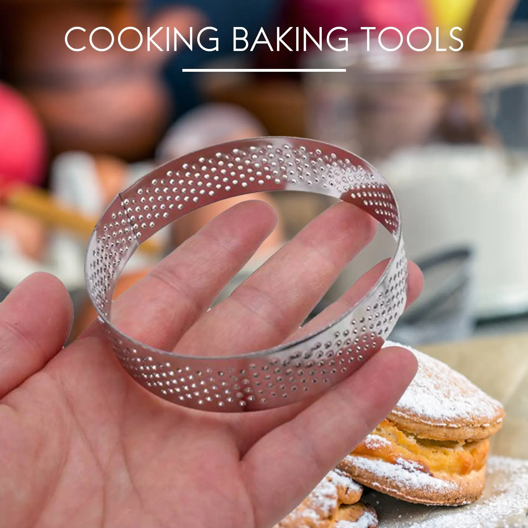 12 Pack Stainless Steel Tart Rings 3 In,Perforated Cake Mousse Ring,Cake Ring Mold,Round Cake Baking Tools
12 Pack Stainless Steel Tart Rings 3 In,Perforated Cake Mousse Ring,Cake Ring Mold,Round Cake Baking Tools