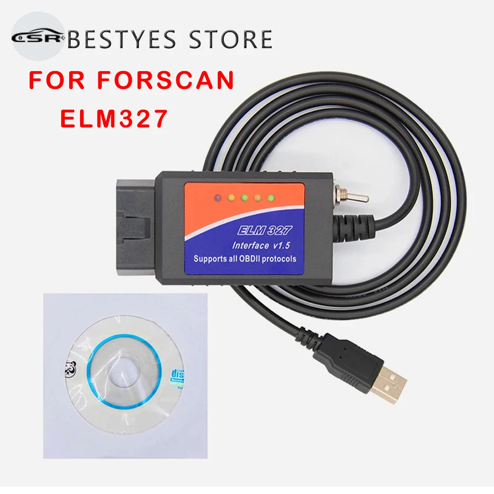 For Forscan ELM327 OBD2 Scanner USB V1.5 With Switch OBDII Elm 327 Auto Code Reader Auto Diagnostic Scanner Tool
For Forscan ELM327 OBD2 Scanner USB V1.5 With Switch OBDII Elm 327 Auto Code Reader Auto Diagnostic Scanner Tool
