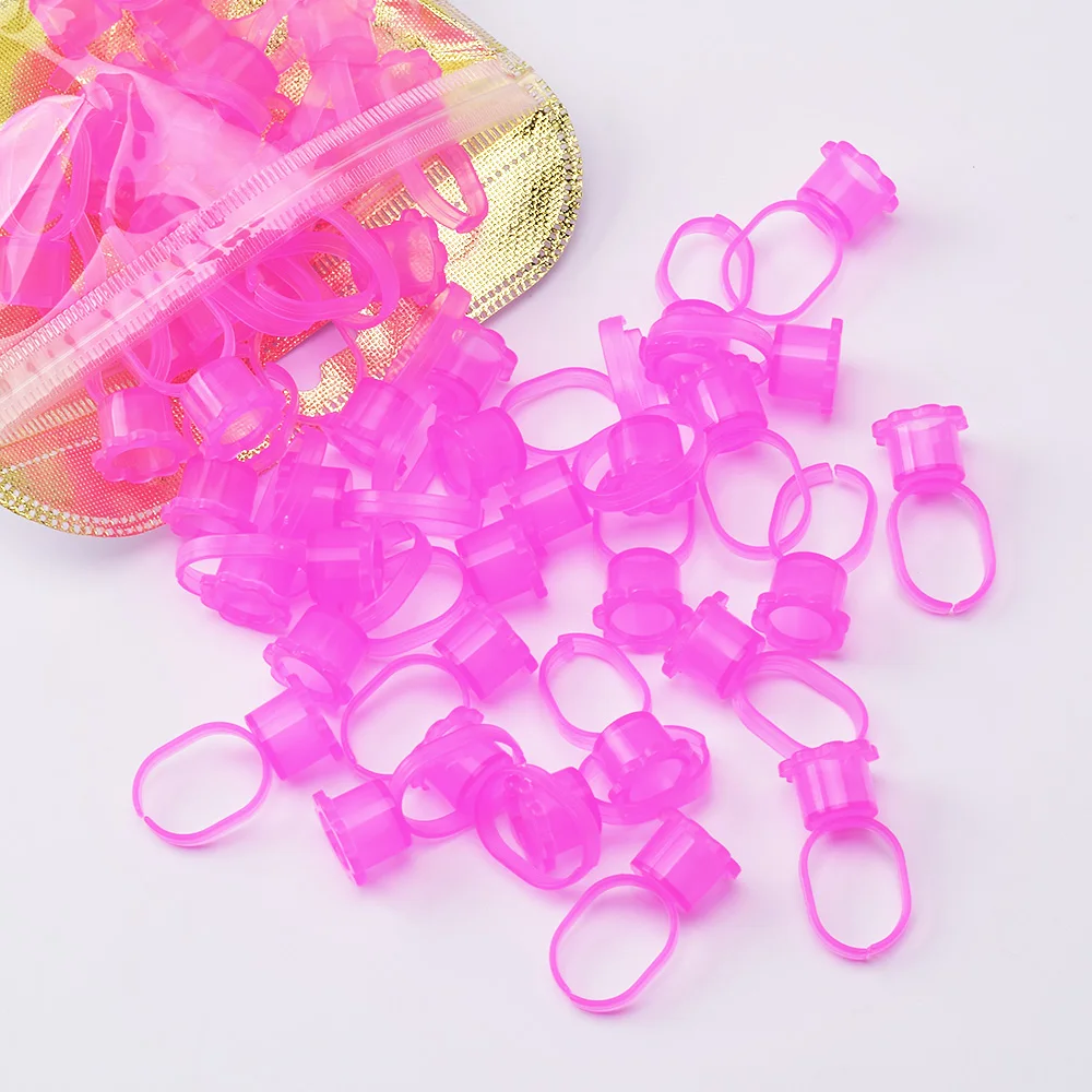 50PCS Tattoo Pigment Ink Ring Cups Flower Shape Eyelash Extend Glue Holder Container Ink Bowl Permanent Microblading Tool
50PCS Tattoo Pigment Ink Ring Cups Flower Shape Eyelash Extend Glue Holder Container Ink Bowl Permanent Microblading Tool